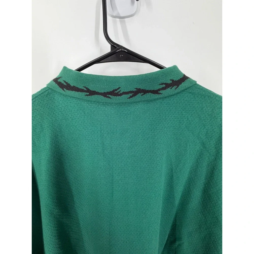 Vans Skate Mesh Polo Shirt Men Skateboarding Breathability Loose Fit Size Medium